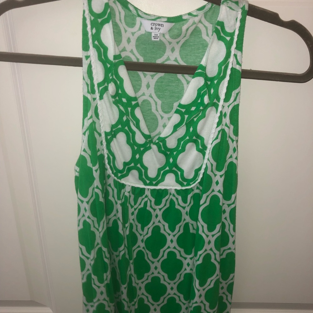 Green Printed Tank
